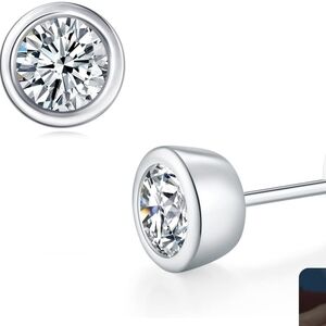 Elegant Silver Stud Earrings